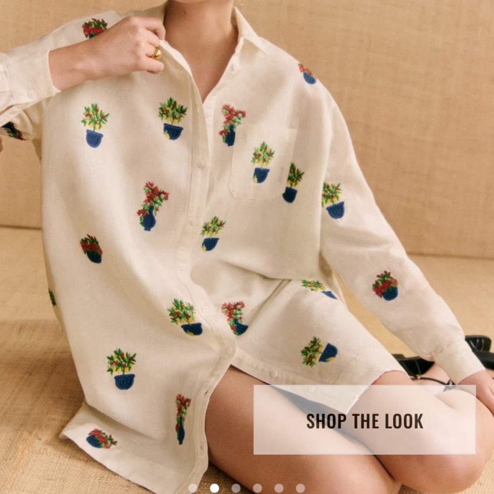 Sezane Maxine Dress - Sézane X Momonì Jardini - Size 6